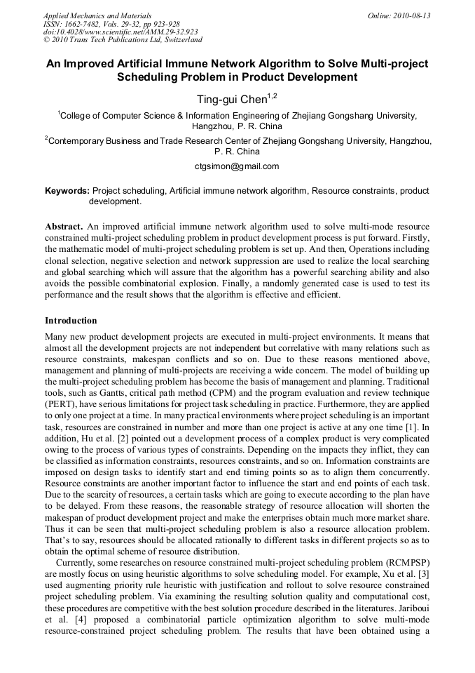 an-improved-artificial-immune-network-algorithm-to-solve-multi-project