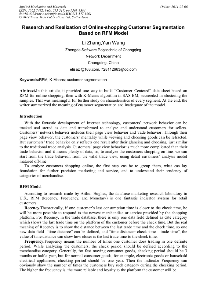 Online shopping research paper