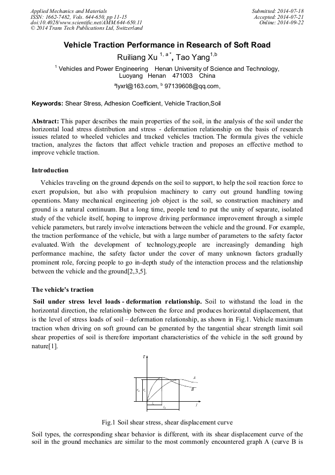 Traction research paper image