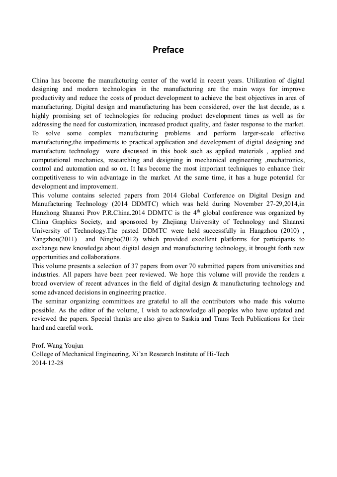 Preface, Seminar Organization, Committes and Sponsors | Advanced ...