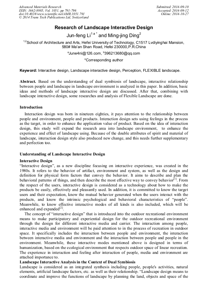 Landscape research impact factor picture