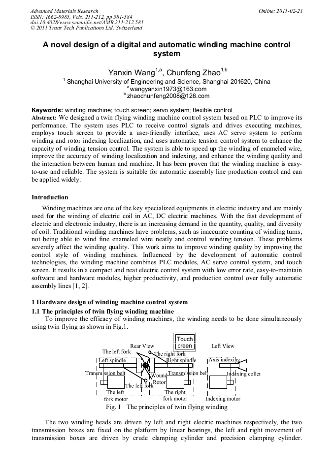 A Novel Design of a Digital and Automatic Winding Machine Control ...