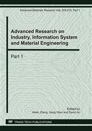 Advanced Research on Industry, Information System and Material Engineering, IISME2011