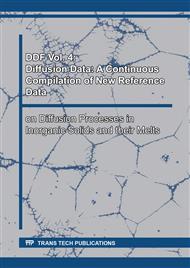 DDF Vol. 4: Diffusion Data: A Continuous Compilation of New Reference Data