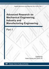 Advanced Research on Mechanical Engineering, Industry and Manufacturing Engineering