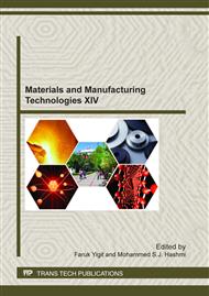 Materials and Manufacturing Technologies XIV