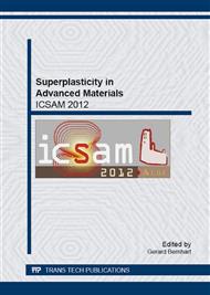 Superplasticity in Advanced Materials - ICSAM 2012