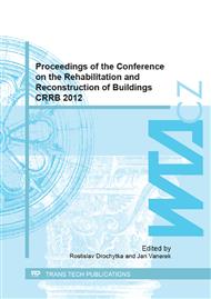 Proceedings of the Conference on the Rehabilitation and Reconstruction of Buildings CRRB 2012