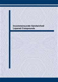 Incommensurate Sandwiched Layered Compounds