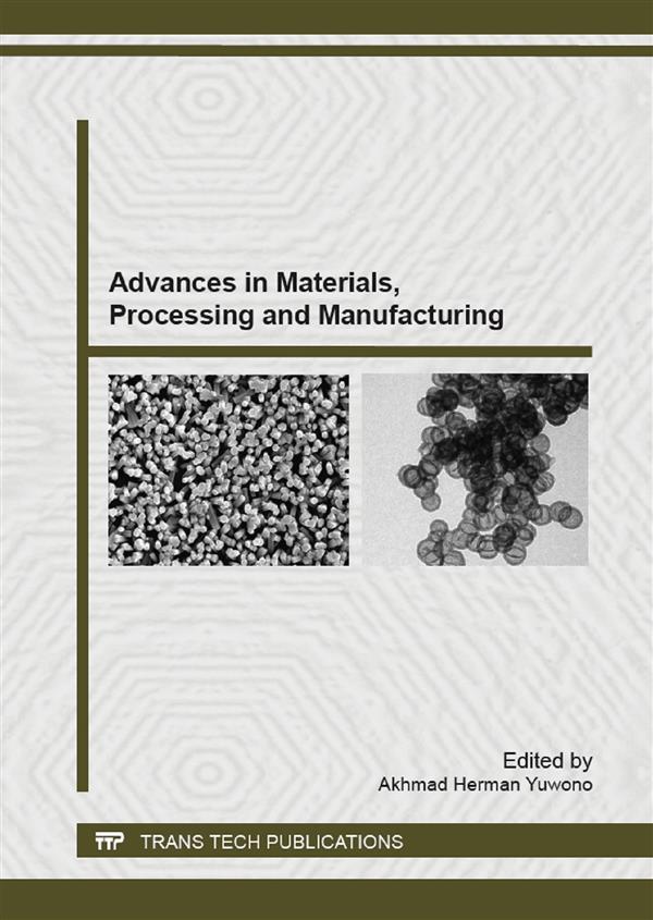 Advances in Materials, Processing and Manufacturing