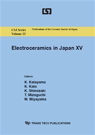 Electroceramics in Japan XV