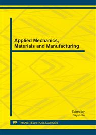 Applied Mechanics, Materials and Manufacturing