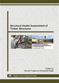 Structural Health Assessment of Timber Structures