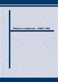 Diffusion in Materials - DIMAT 1992