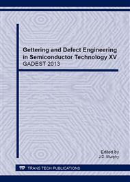 Gettering and Defect Engineering in Semiconductor Technology XV