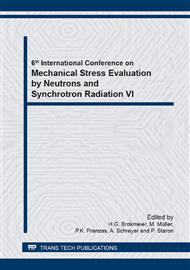 Mechanical Stress Evaluation by Neutrons and Synchrotron Radiation VI