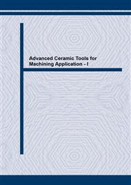 Advanced Ceramic Tools for Machining Application - I