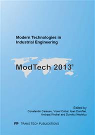 Modern Technologies in Industrial Engineering