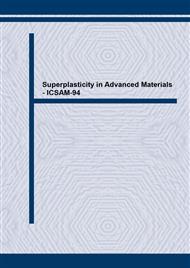 Superplasticity in Advanced Materials - ICSAM-94