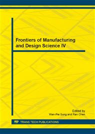 Frontiers of Manufacturing and Design Science IV