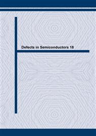 Defects in Semiconductors 18