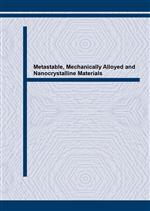 Metastable, Mechanically Alloyed and Nanocrystalline Materials 1995