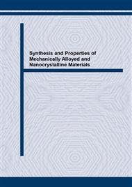 Synthesis and Properties of Mechanically Alloyed and Nanocrystalline Materials