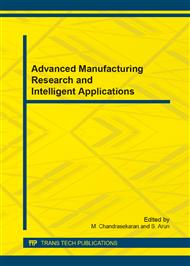 Advanced Manufacturing Research and Intelligent Applications