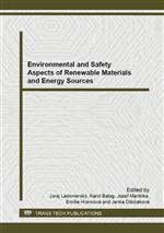 Environmental and Safety Aspects of Renewable Materials and Energy Sources