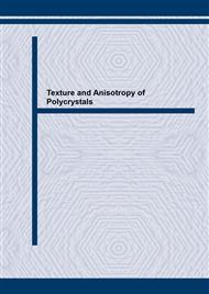 Texture and Anisotropy of Polycrystals