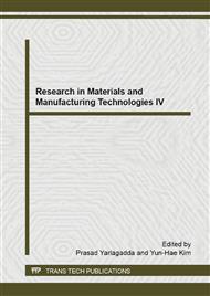 Research in Materials and Manufacturing Technologies IV