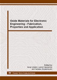 Oxide Materials for Electronic Engineering - Fabrication, Properties and Application