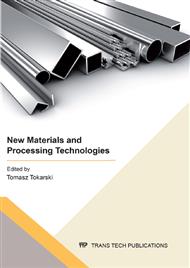 New Materials and Processing Technologies