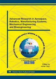 Advanced Research in Aerospace, Robotics, Manufacturing Systems, Mechanical Engineering and Bioengineering