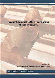 Production and Further Processing of Flat Products