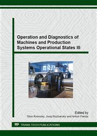 Operation and Diagnostics of Machines and Production Systems Operational States III