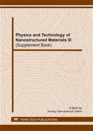 Physics and Technology of Nanostructured Materials III (Supplement Book)