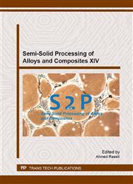 Semi-Solid Processing of Alloys and Composites XIV