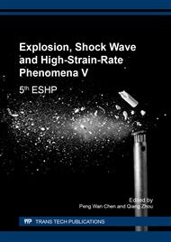 Explosion, Shock Wave and High-Strain-Rate Phenomena V