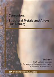 Corrosion. Structural Metals and Alloys (2019-2020)