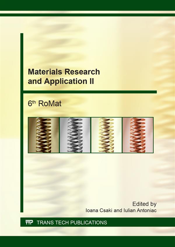 Materials Research and Application II