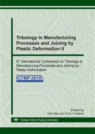 Tribology in Manufacturing Processes and Joining by Plastic Deformation II