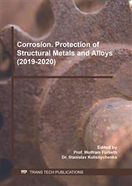 Corrosion. Protection of Structural Metals and Alloys (2019-2020)