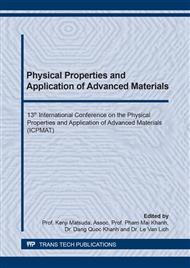 Physical Properties and Application of Advanced Materials