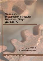 Corrosion. Protection of Structural Metals and Alloys (2017-2018)