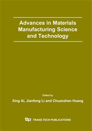 Advances in Materials Manufacturing Science and Technology