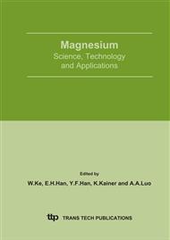 Magnesium - Science, Technology and Applications