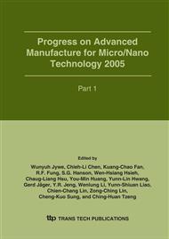 Progress on Advanced Manufacture for Micro/Nano Technology 2005