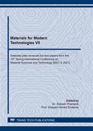 Materials for Modern Technologies VII