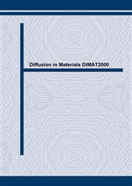 Diffusion in Materials DIMAT2000